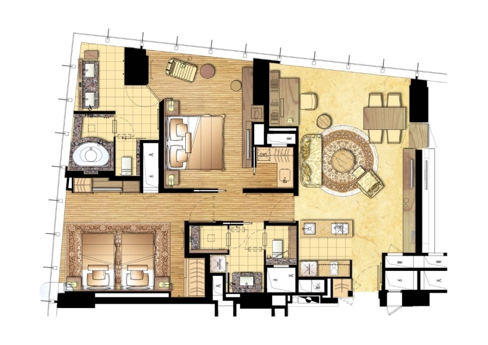 Big 2-bdr Suite The Mandarin Oriental(11)