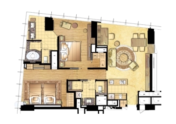 Big 2-bdr Suite The Mandarin Oriental(11)