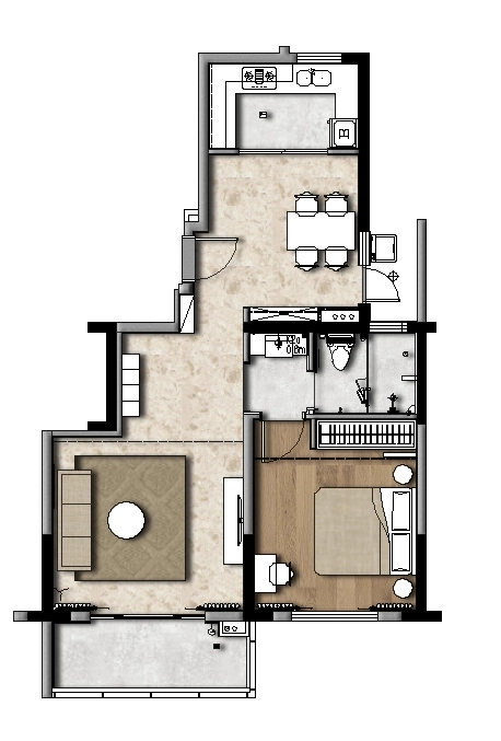 Standard 1-bdr Unit HomieHouse Service Apartment(9)