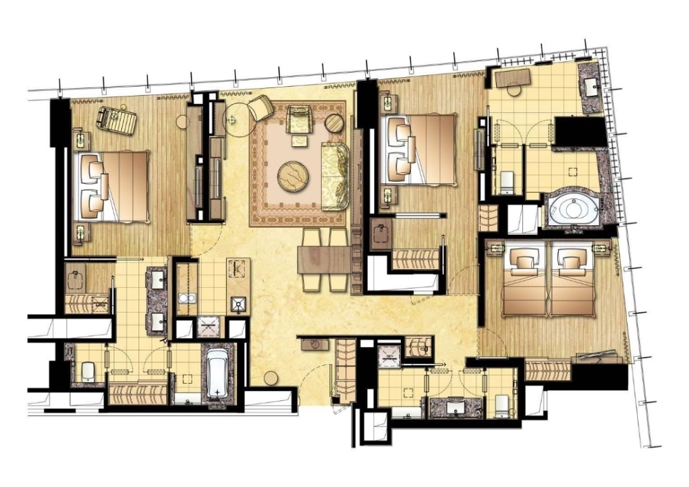 Standard 3-bdr Suite The Mandarin Oriental(15)