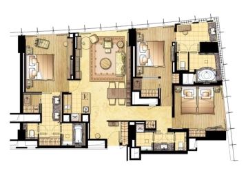 Standard 3-bdr Suite The Mandarin Oriental(15)