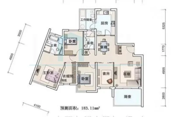 仁恒河滨花园27号3202室(9)
